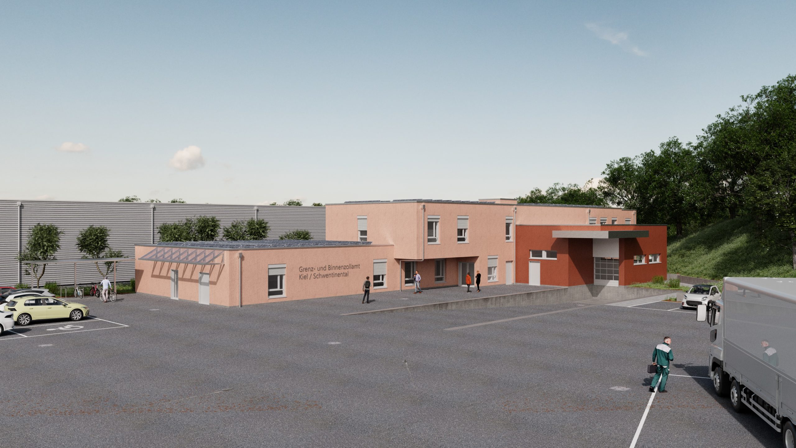 Baubeginn des Zollamtes Schwentinental HBB.de